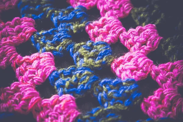 Knitted texture background. — Stock Photo, Image