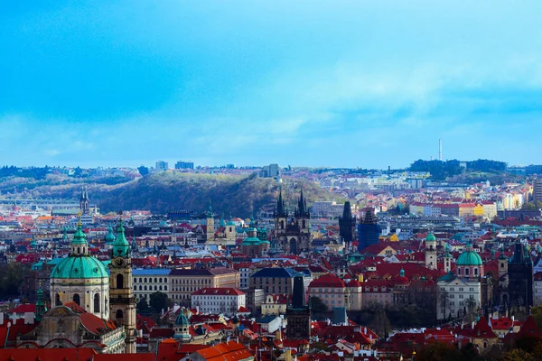 Tschechische Republik, Prager Stadtpanorama. Stadt Prag Rundblick — Stockfoto