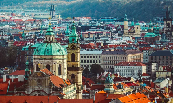 Tschechische Republik, Prager Stadtpanorama. Stadt Prag Rundblick — Stockfoto