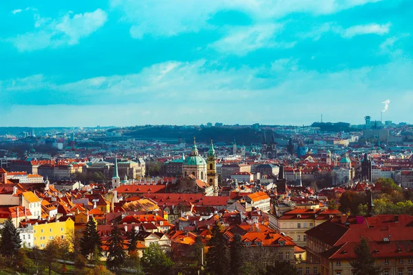 República Checa, panorama da cidade de Praga. Cidade Praga vista panorâmica — Fotografia de Stock