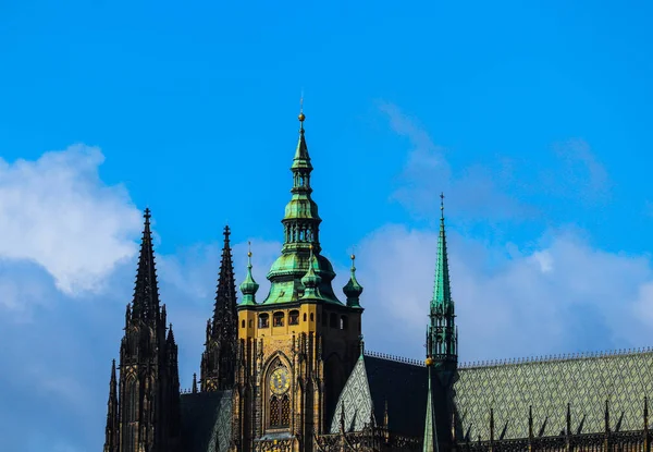 Czech, Prague Castle, St. Vitus Cathedral gothic building archit