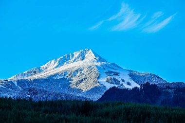 Balkans, Todorka mountain peak, ski tracks, covered with snow. B