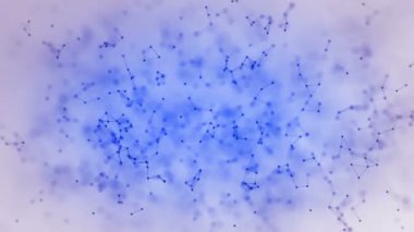 geometriye plexus arka plan bağlı parçacıkları ile