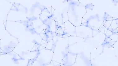 geometriye plexus arka plan bağlı parçacıkları ile
