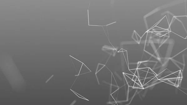 güzel cg 3d arka plan geometri çizgiler ve noktalar ile oluşturulan