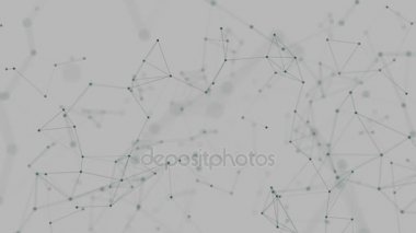 güzel cg 3d sorunsuz döngü arka plan geometri çizgiler ve noktalar ile oluşturulan