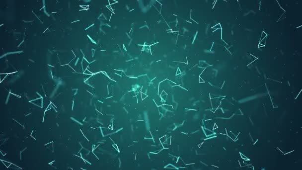 Bleu abstrait futuriste science et technologie mouvement arrière-plan. rendu 3D .