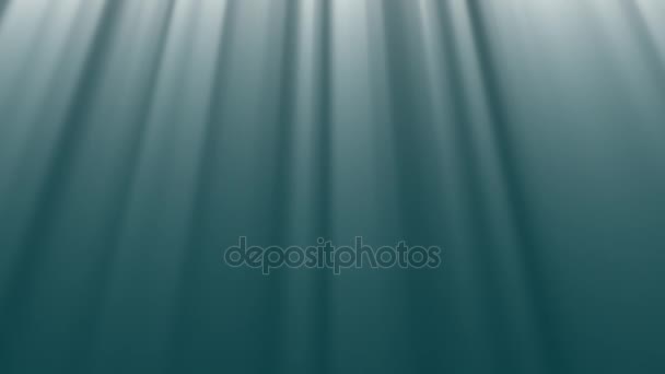 Abstract underwater background with rays — Stock Video