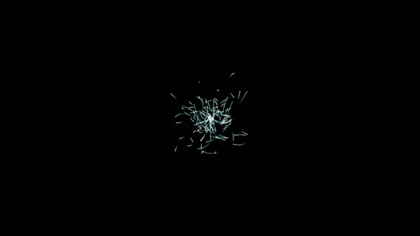 Фон абстрактных частиц — стоковое видео