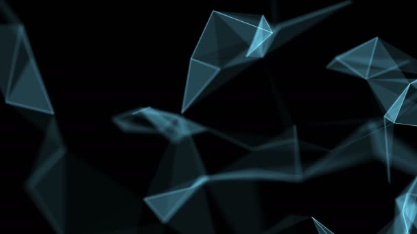 Абстрактный геометрический фон — стоковое видео