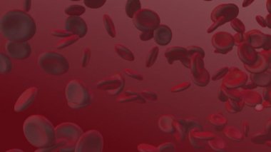 Coronavirus. İnsan kanında 3 boyutlu koronavirüs parçacıkları oluşturma