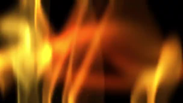 Abstract flame slow motion. Background. — Stock Video