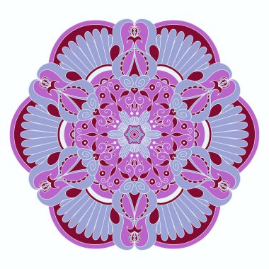 Çiçek mandalalar illüstrasyon vektör