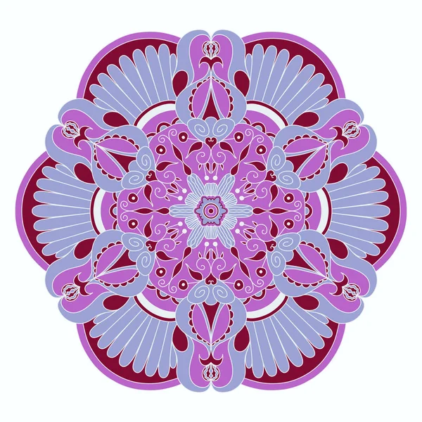 Illustration vectorielle mandalas fleur — Image vectorielle