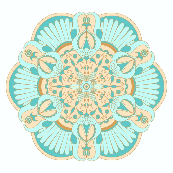 Illustration vectorielle mandalas fleur — Image vectorielle