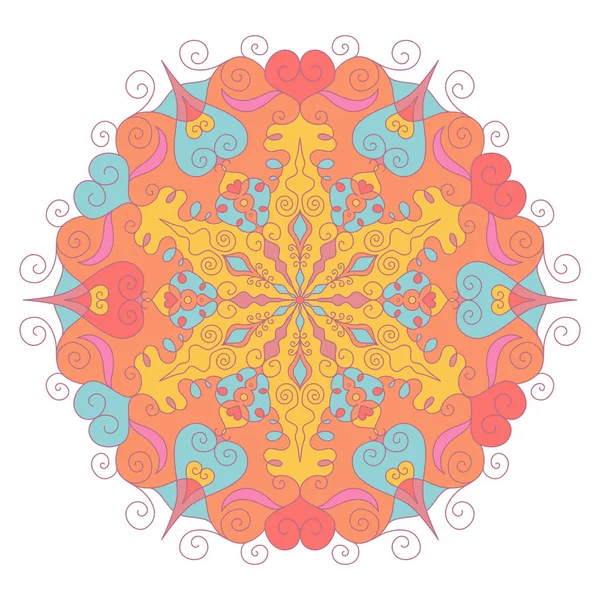 Ilustracja wektorowa kwiatem mandalas — Wektor stockowy