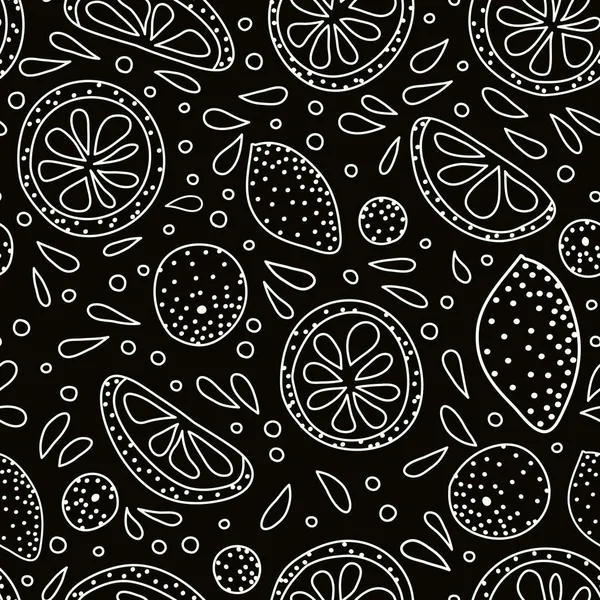pattern with sliced citrus