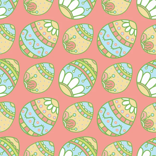 Бесшовные пасхальные яйца — стоковый вектор