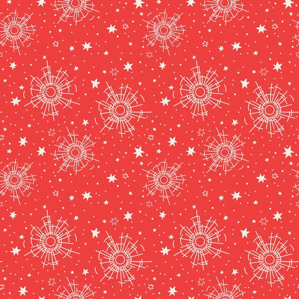 Motif sans couture avec des étoiles — Image vectorielle