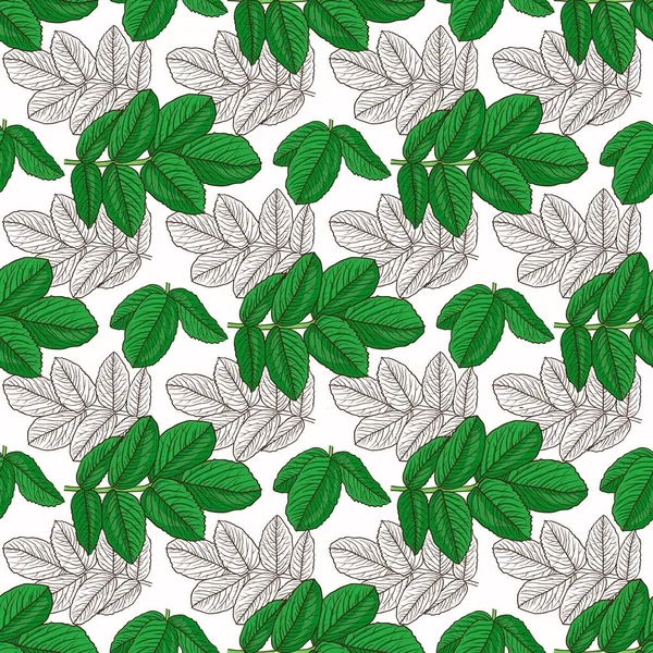 köpek gül dalı seamless modeli