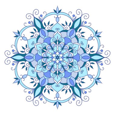 Dekoratif mandala vektörde yapılan
