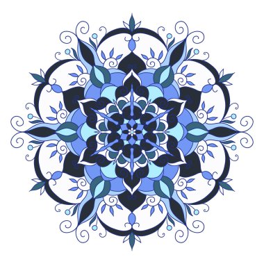 Dekoratif mandala vektörde yapılan