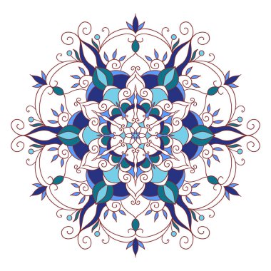Dekoratif mandala vektörde yapılan