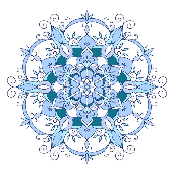 Mandala decorativo hecho en vector — Vector de stock
