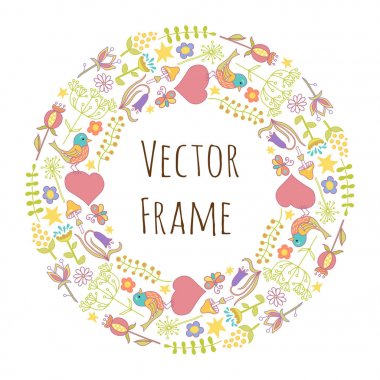 Yuvarlak kare kompozisyon