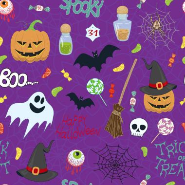 Cadılar Bayramı çocuklar vektör desen