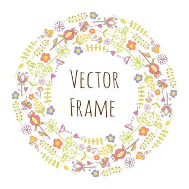 Yuvarlak kare kompozisyon