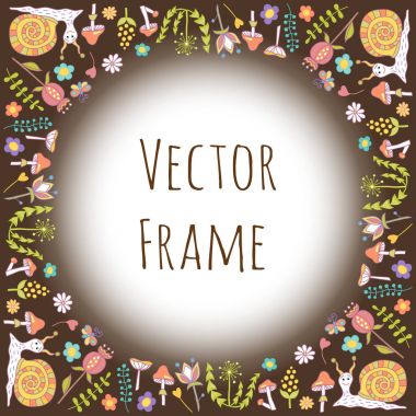 Yuvarlak kare kompozisyon