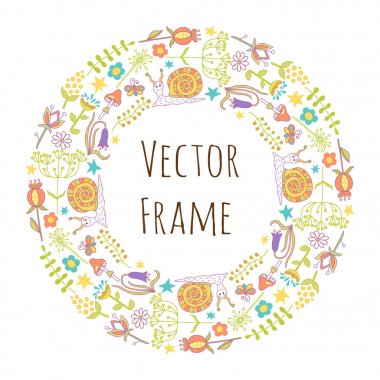 Yuvarlak kare kompozisyon