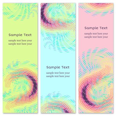 Holografik soyut desen