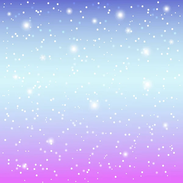 Yıldızlar ve kar taneleri — Stok Vektör