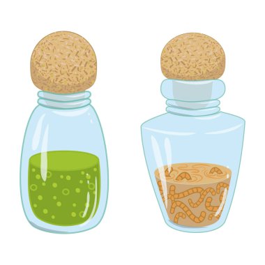 şişeleri zehirli sıvı