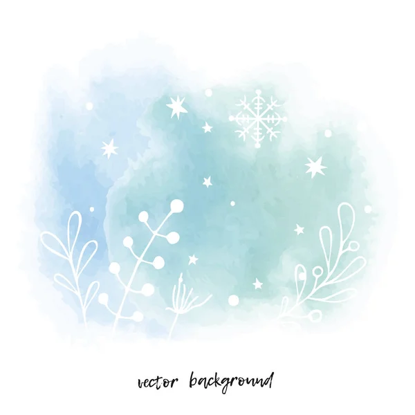 Zachte winter achtergronden — Stockvector