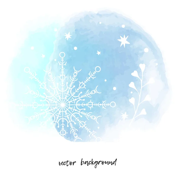 Gentle winter backgrounds — Stock Vector