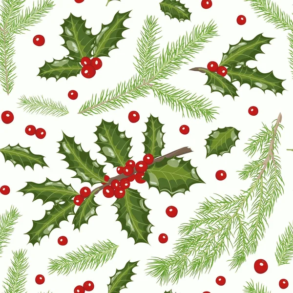 Patrón sin costura de Navidad — Archivo Imágenes Vectoriales