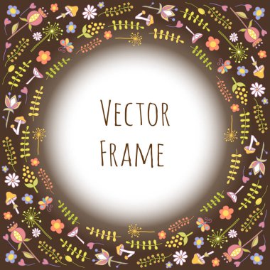 Yuvarlak kare kompozisyon