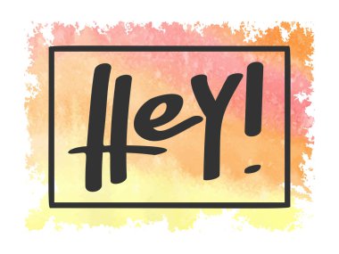 Word Hey ile konuşma balonu.