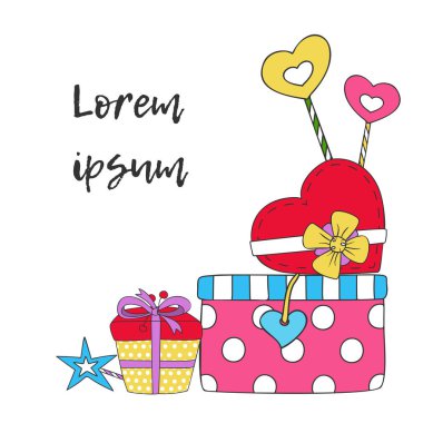 renkli hediye kutusu