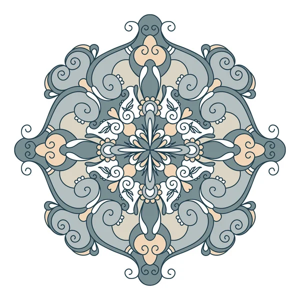 Flower mandalas vector illustration — Stock Vector