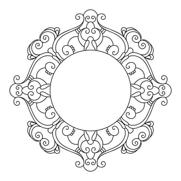 Рамки в мандальском стиле — стоковый вектор