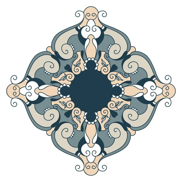 Blumen Mandalas Vektor Illustration — Stockvektor