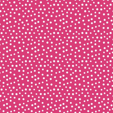 Kiraz rengi arka planda beyaz benekli, pürüzsüz düz desen.