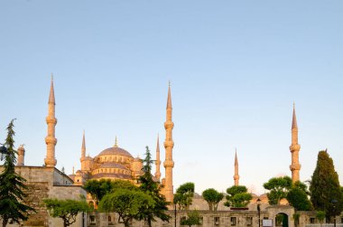 Sabah Istanbul'da Sultanahmet Camii