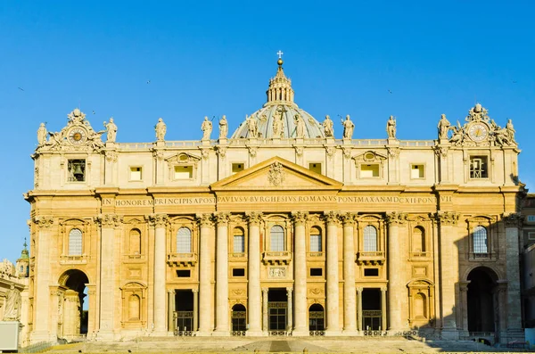 Basílica de São Pedro no Vaticano Roma Itália — Fotografia de Stock