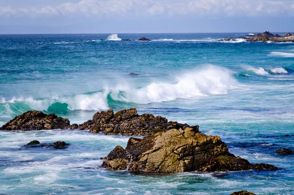 Schilderachtige kustlijn van de meningen van Californië — Stockfoto