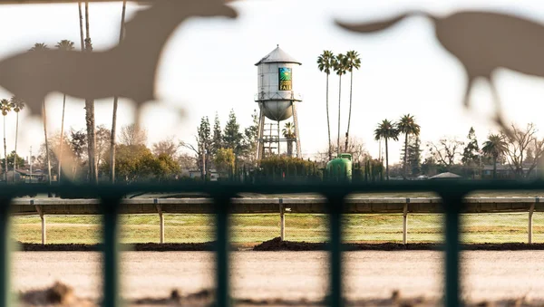 Racing field at Alameda County Fairground Royalty Free Stock Photos